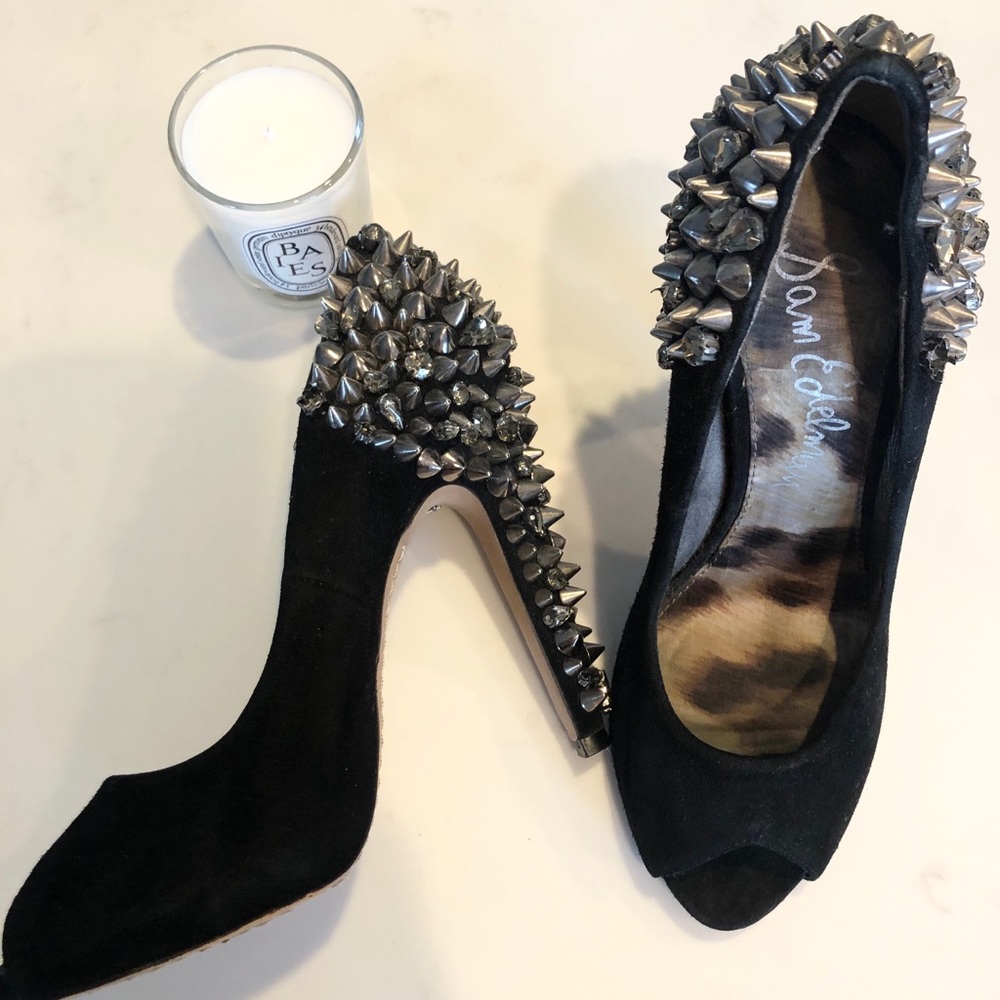Sam Edelman Suede peep toe